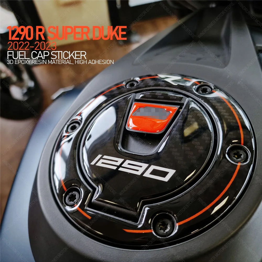 Motorfiets Waterdichte Bescherming Sticker Tankdop Stickers 3d Epoxyhars Beschermende Sticker Voor 1290 R Super Duke 2022-2023