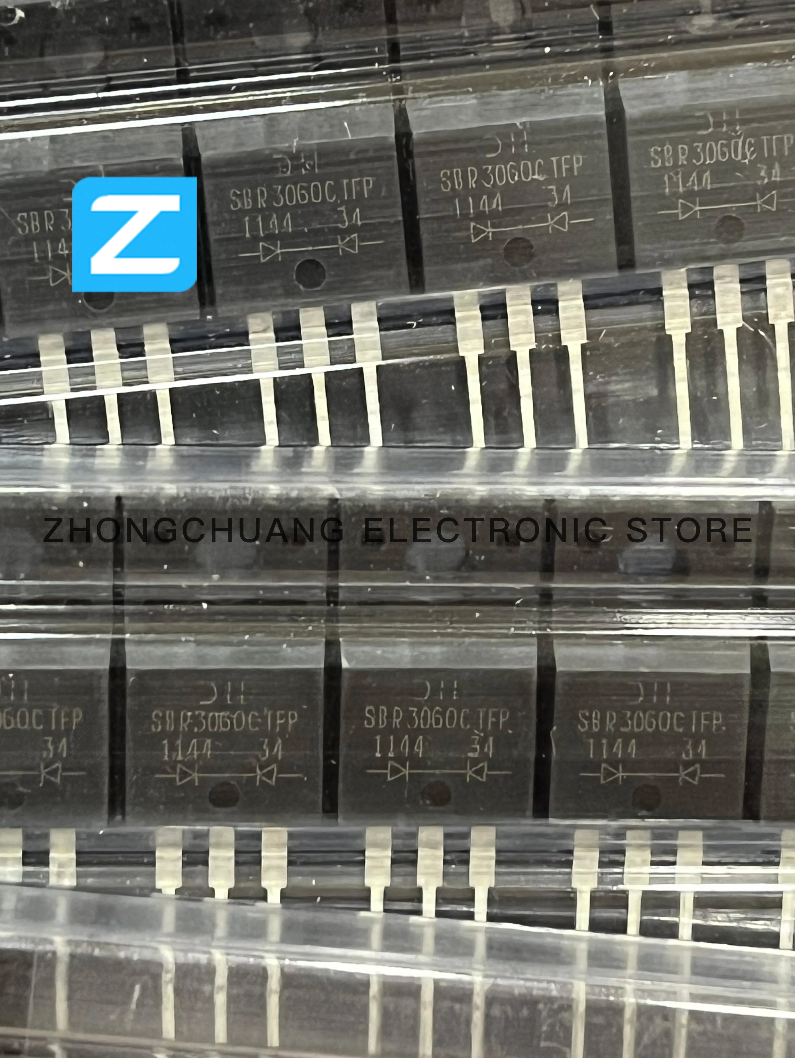 1-10PCS SBR3060CTFP TO-220F 60V 30A SUPER BARRIER RECTIFIER new original