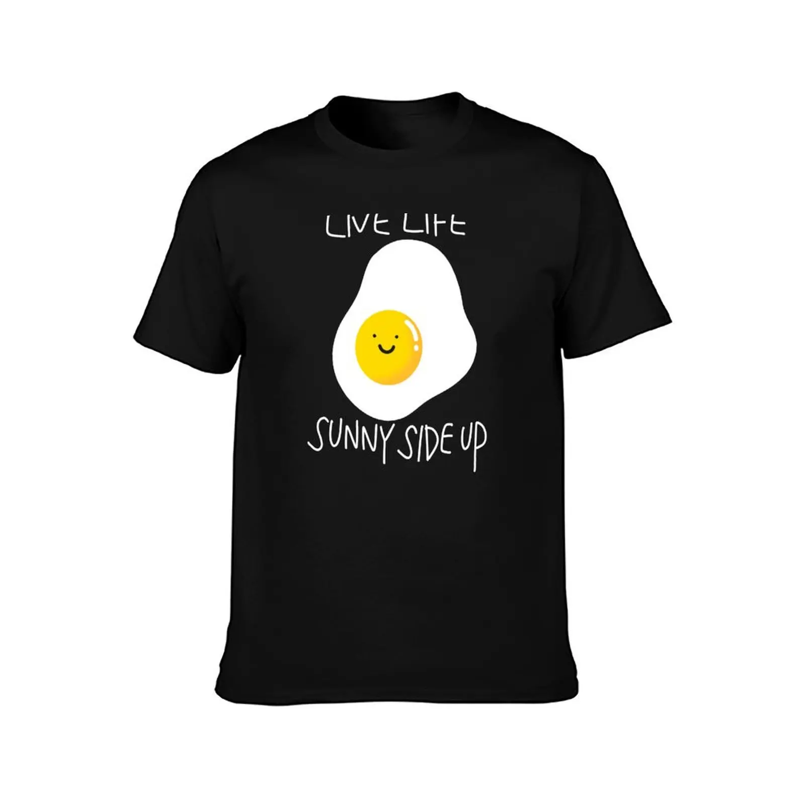 Live life sunny side up T-Shirt boys animal print customizeds quick drying aesthetic clothes anime shirts men