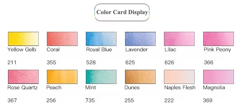Russland Weiße Nächte Extra Feine Künstlerqualität Professionelle Aquarellfarbe 2,5 ml Volltiegel, Macaron Leuchtend & Lichtecht, Hochwertig – Detail 4
