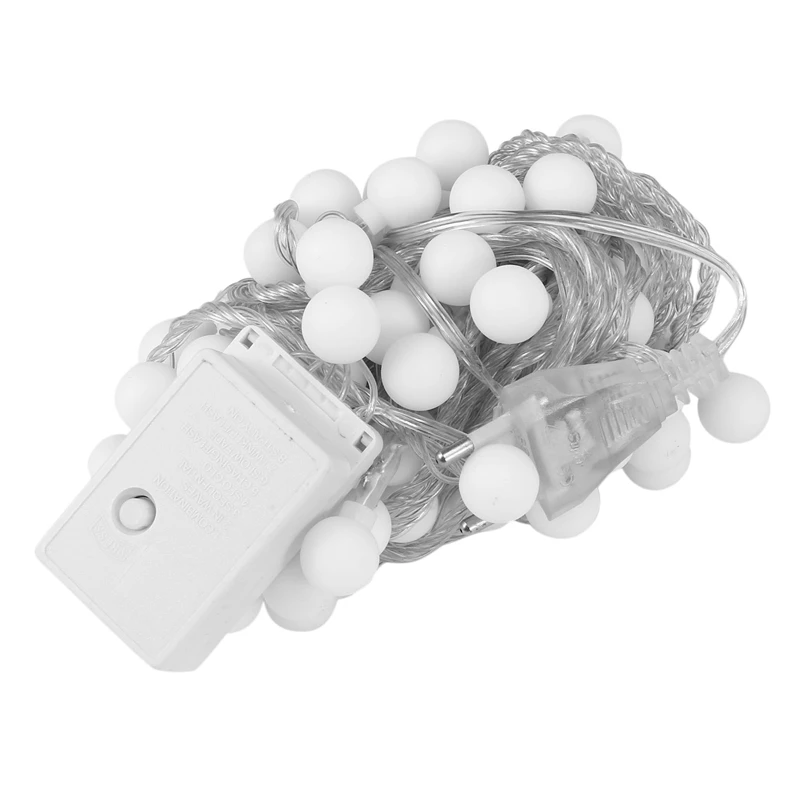 

Hot YO-Holiday Lamp String 220V 10M 60 LED Ball Pendant Light String EU Plug