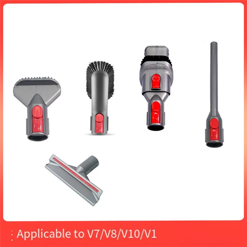 AT28-Para dyson v7v8v10 aspirador de pó escova dura colchão sucção acessórios cabeça escova macia bocal plano