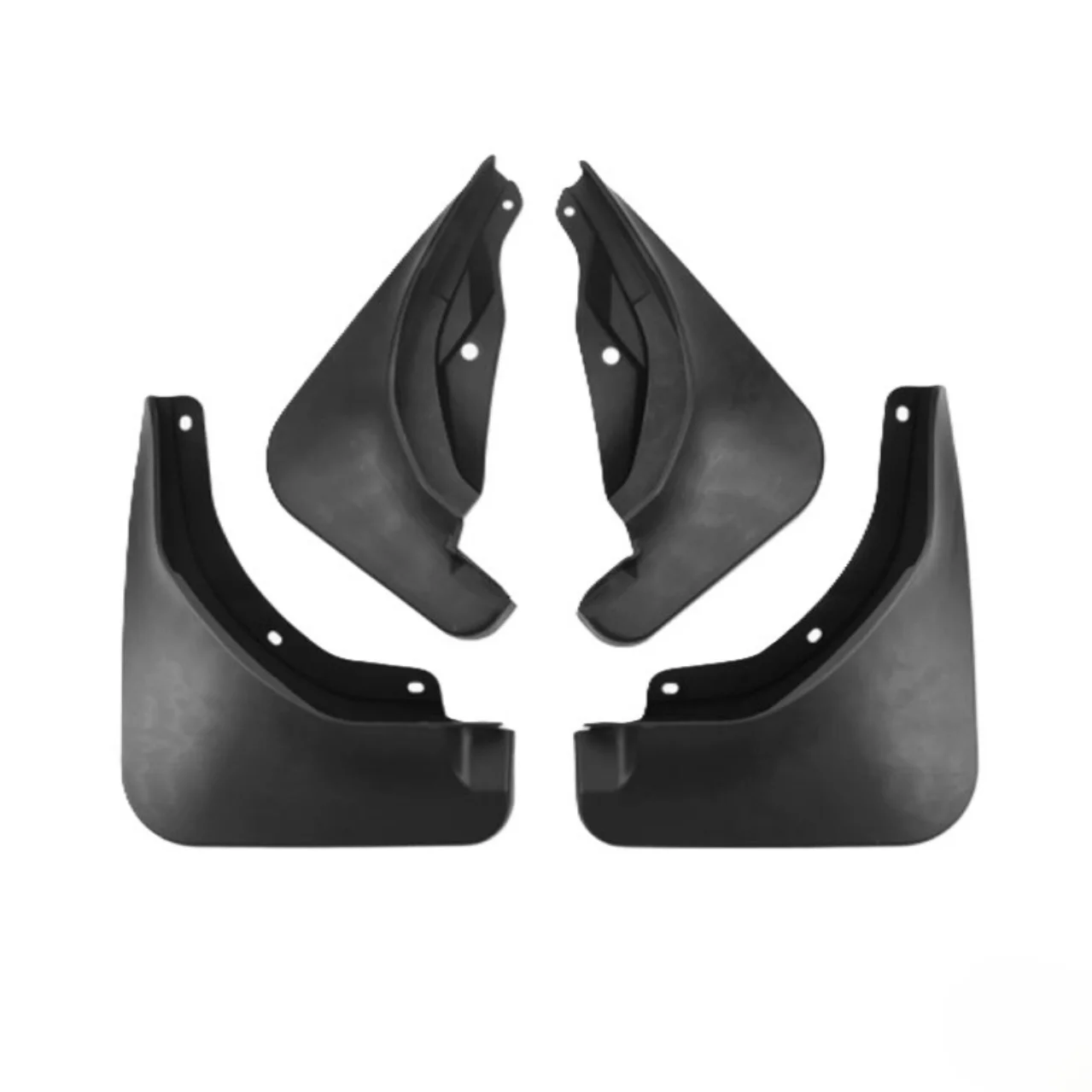 Waterproof 4pcs Tire PP Mudguard Car Mud Flap Fender Trim Mud Splashing For HUAWEI Aito M5 2024 2025 Auto Accessories