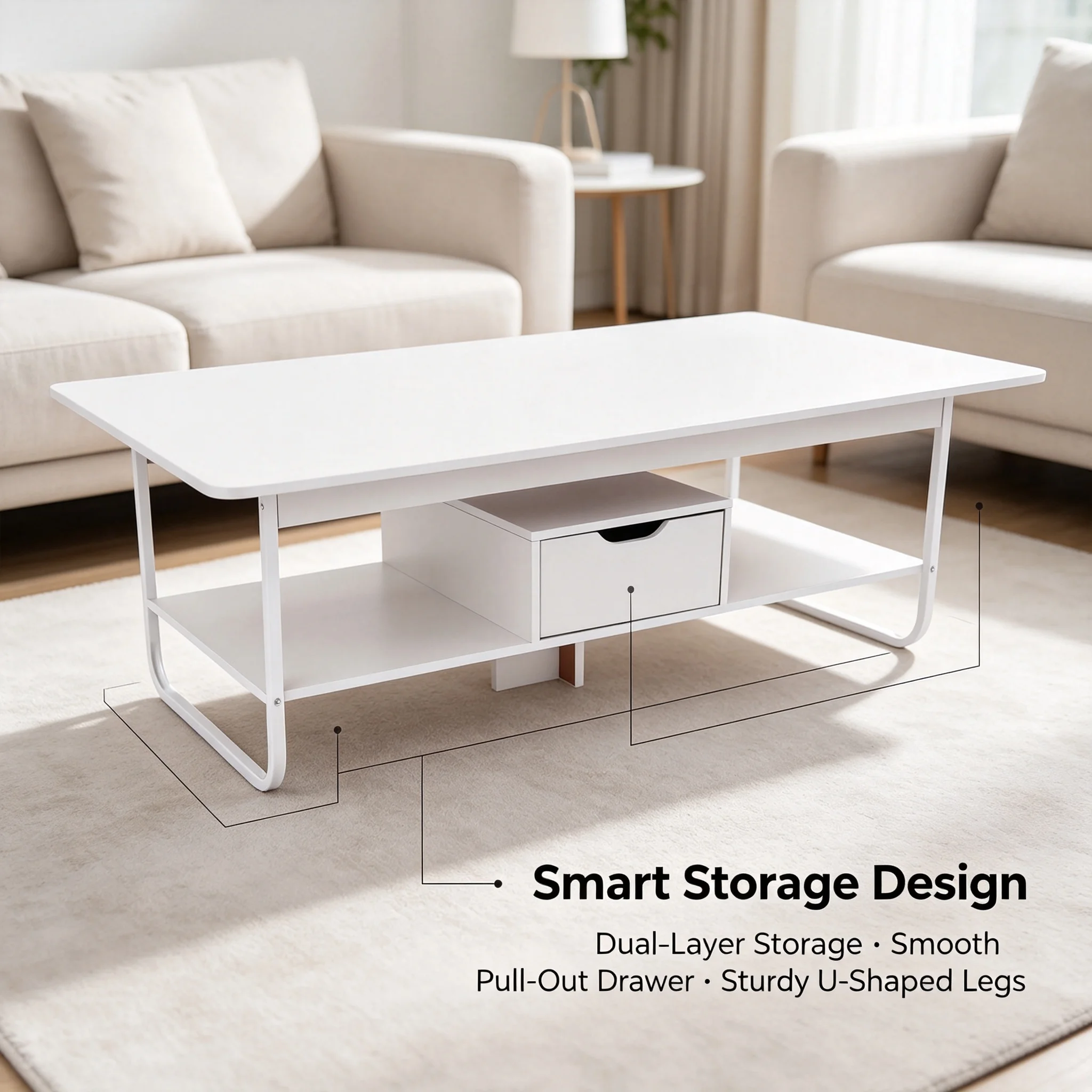 Современный прямоугольный кофе – обзор и цена Desk Drawer Unit