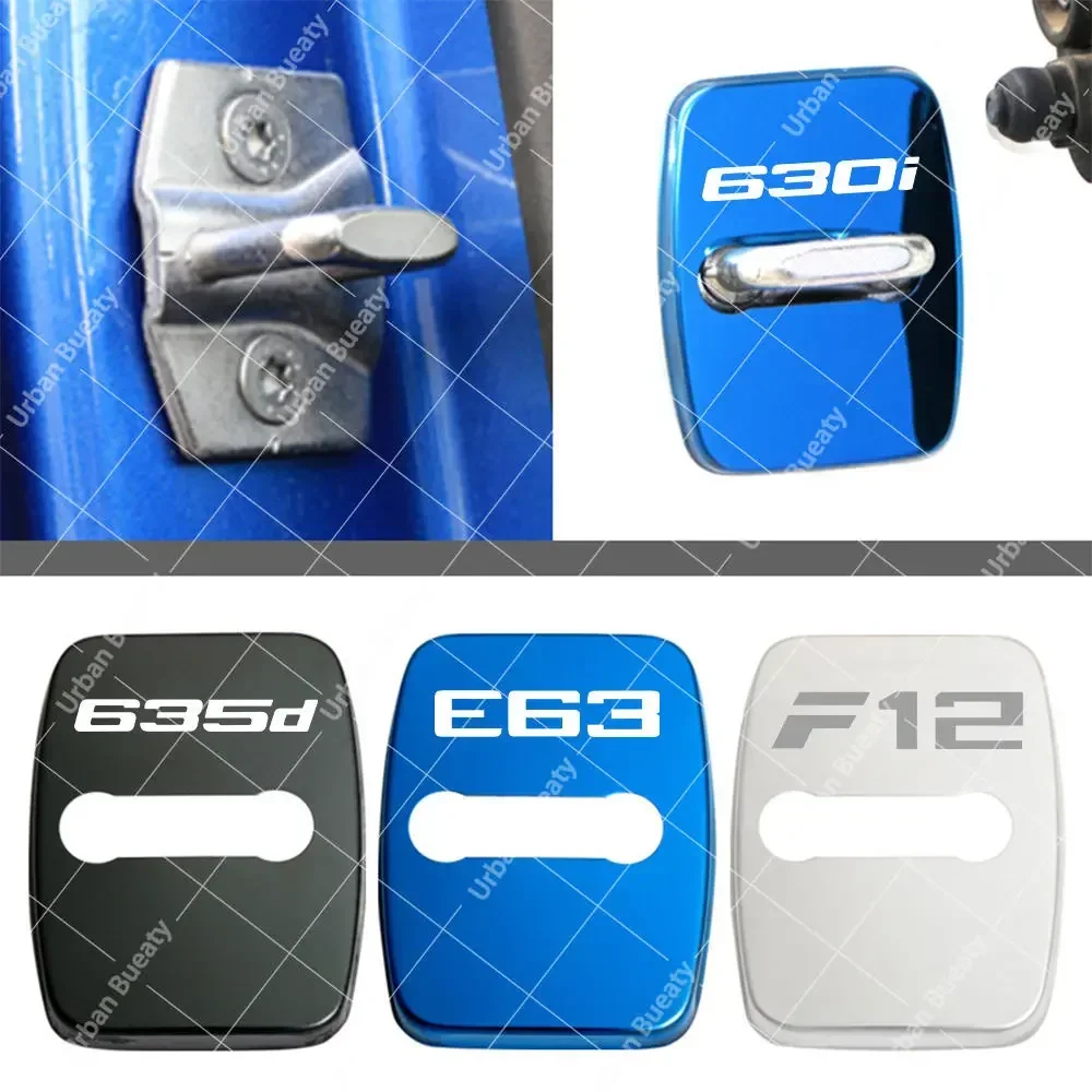 Car Door Lock Cover Auto Emblems Case for BMW E63 E64 F06 F12 F13 G32 620d 630d 630i 630d 640d 640i 650i Car Styling Accessories