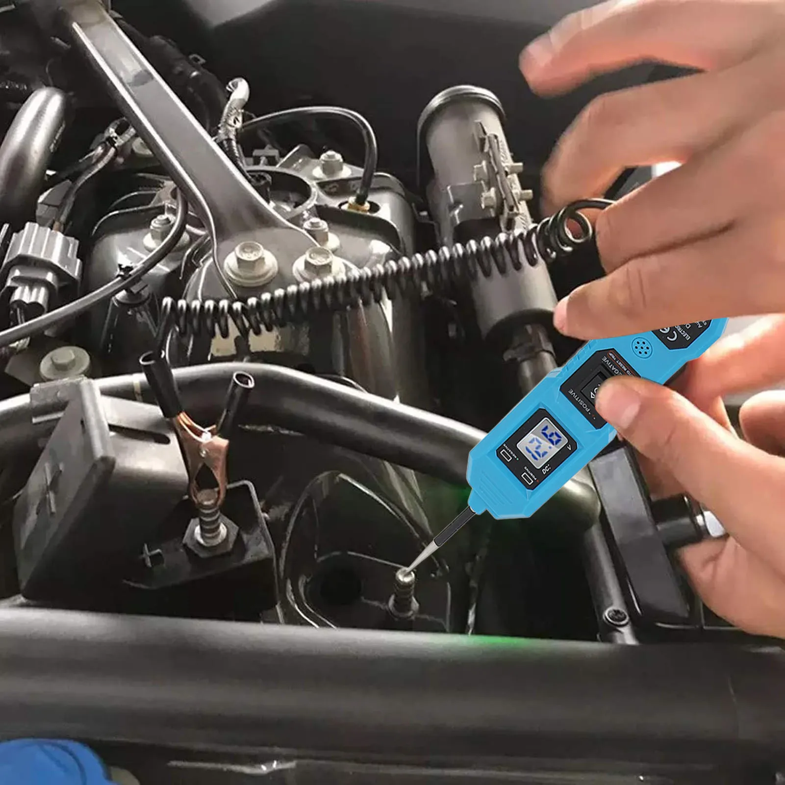 Testeur de sonde de Circuit d'alimentation cc 6-24V, outil de Diagnostic multifonction pour testeur de Circuit automobile avec feu avant pour voiture et camion