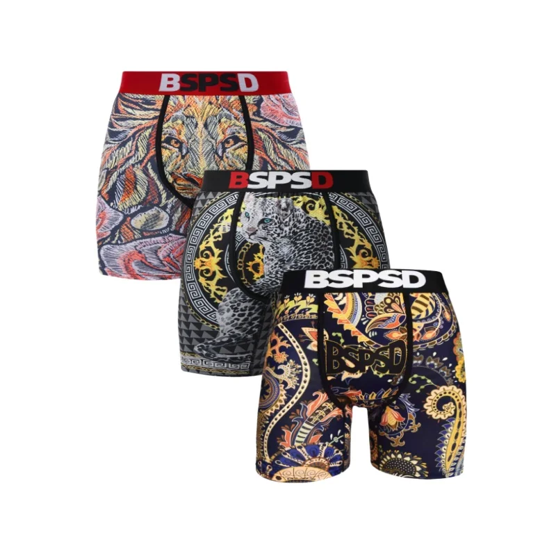 

3 шт., сексуальное мужское нижнее белье, боксеры, дышащие удобные мужские трусы для плавания, мужские трусы с принтом, мужские боксеры, трусы, плавки