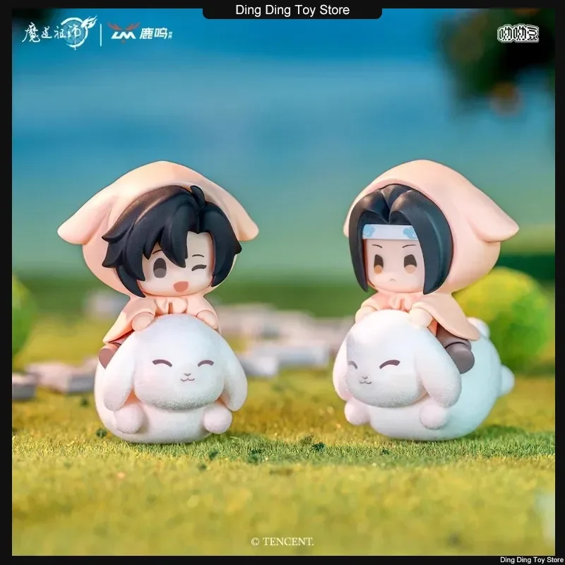 Echte Mo Dao Zu Shi Leuke Huisdier Rit Affinity Serie Blind Box Wei Wuxian Lan Zhan Mini Pop Mystery Box Anime Figuur Kid Geschenken