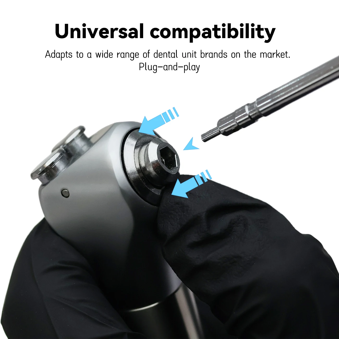 TJDent Multiple-colors Dental Air Water 3 Way Syringe Gun Handpiece With 2 Nozzles Tip Tubes For Dental Chair Unit Cleaning Tool