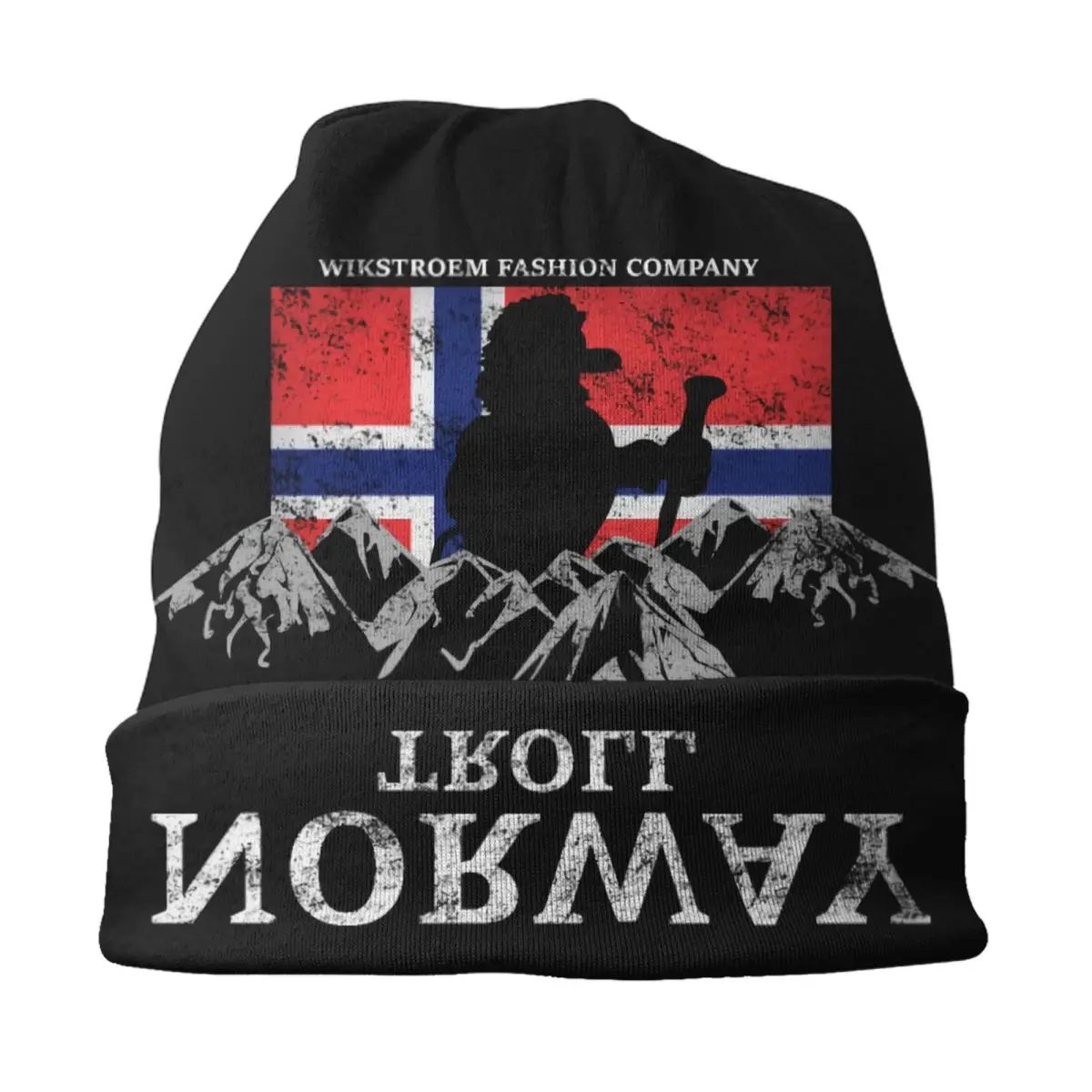 Norway Flag Bonnet Hat Knit Hats Men Women Fashion Unisex Adult Fjord Mountain Warm Winter Beanies Cap