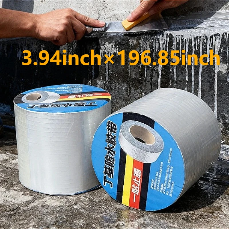1 قطعة بوتيل شريط مقاوم للماء ذاتية اللصق شريط عزل الكراك إصلاح مكافحة تسرب تسرب شريط مقاومة درجات الحرارة العالية والمنخفضة
