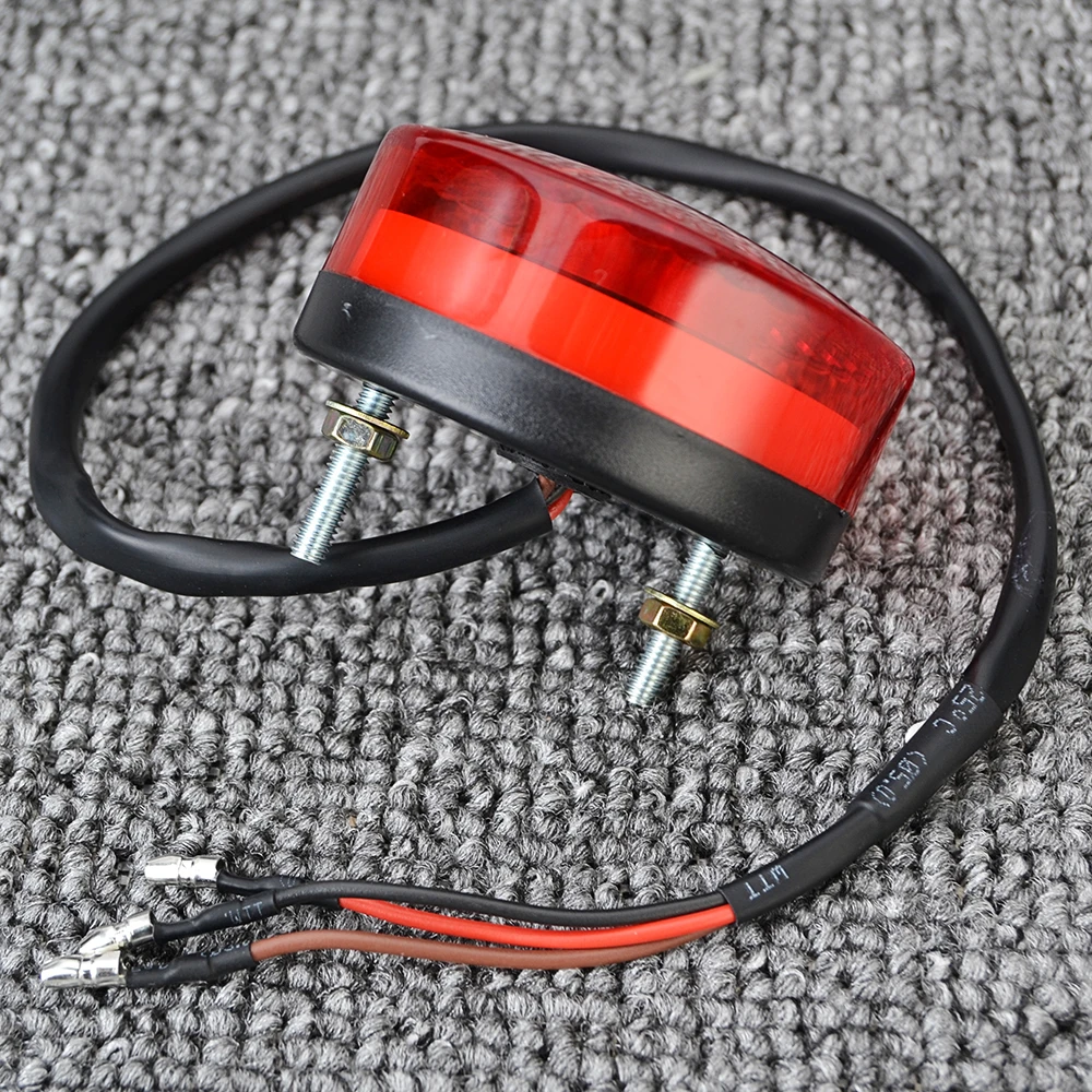 LED Rear Tail Light ATV UTV Motorcycle Running Brake Stop Light Lamp Taillight For Harley Kawasaki Yamaha Cafe Racer