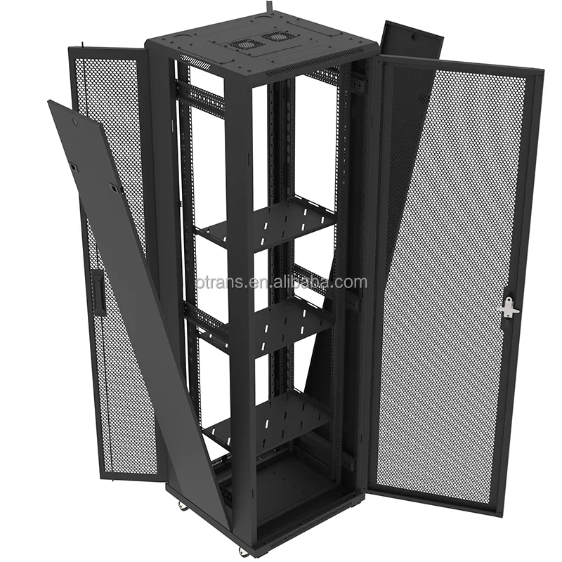 

42U 19 Inch Steel Server Rack Network Enclosure For Data Center Computer Applications Stock Products 4U 9U Capacity