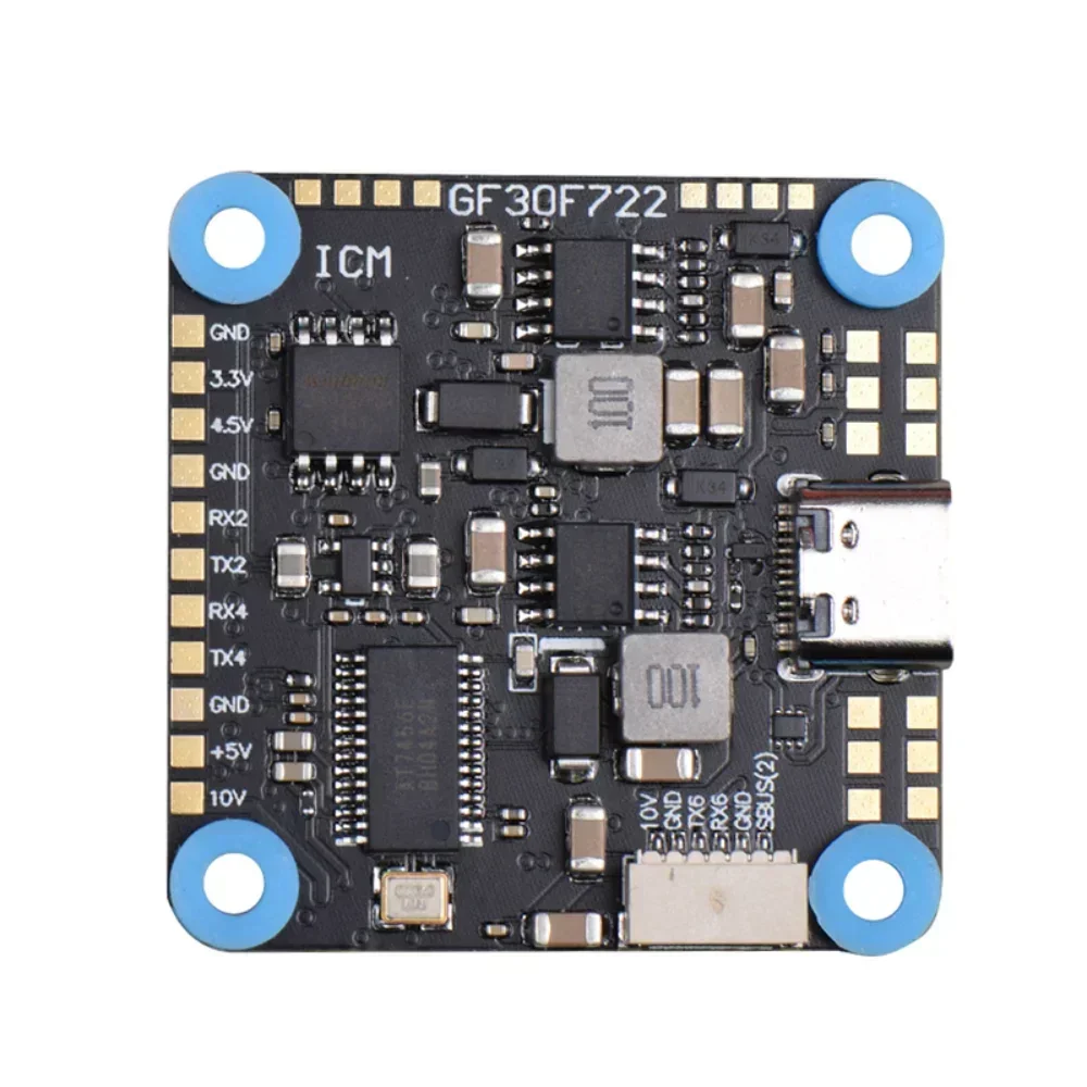 ToPssJHEMCU GF30F722-ICM 42688P F7 Flight Control Dual BEC 5V 10V OSD HD 3-8S Input 30X30mm For RC FPV Freestyle HD Parts