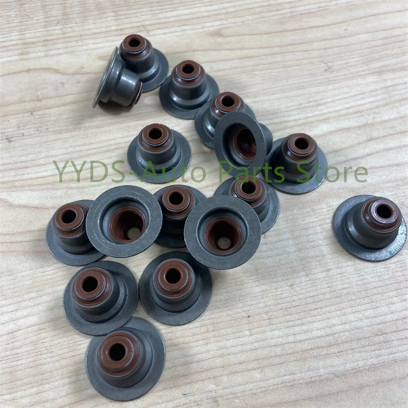 1Set 96353035 Engine Valve Stem Oil Seal Kits For Buick Excelle 1.6 Chevrolet Aveo Lanos KALOS Hatchback T200 1.6 Lacetti 16 Pcs