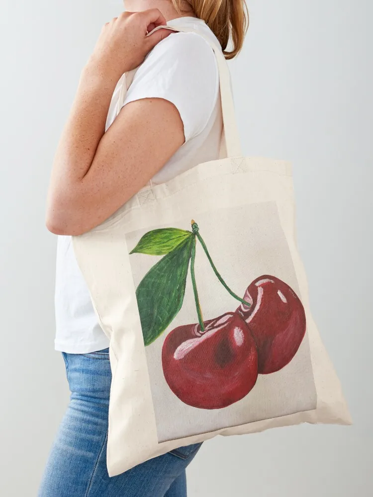 

Cherries Tote Bag cloth bag woman tote bag men's canvas bags female