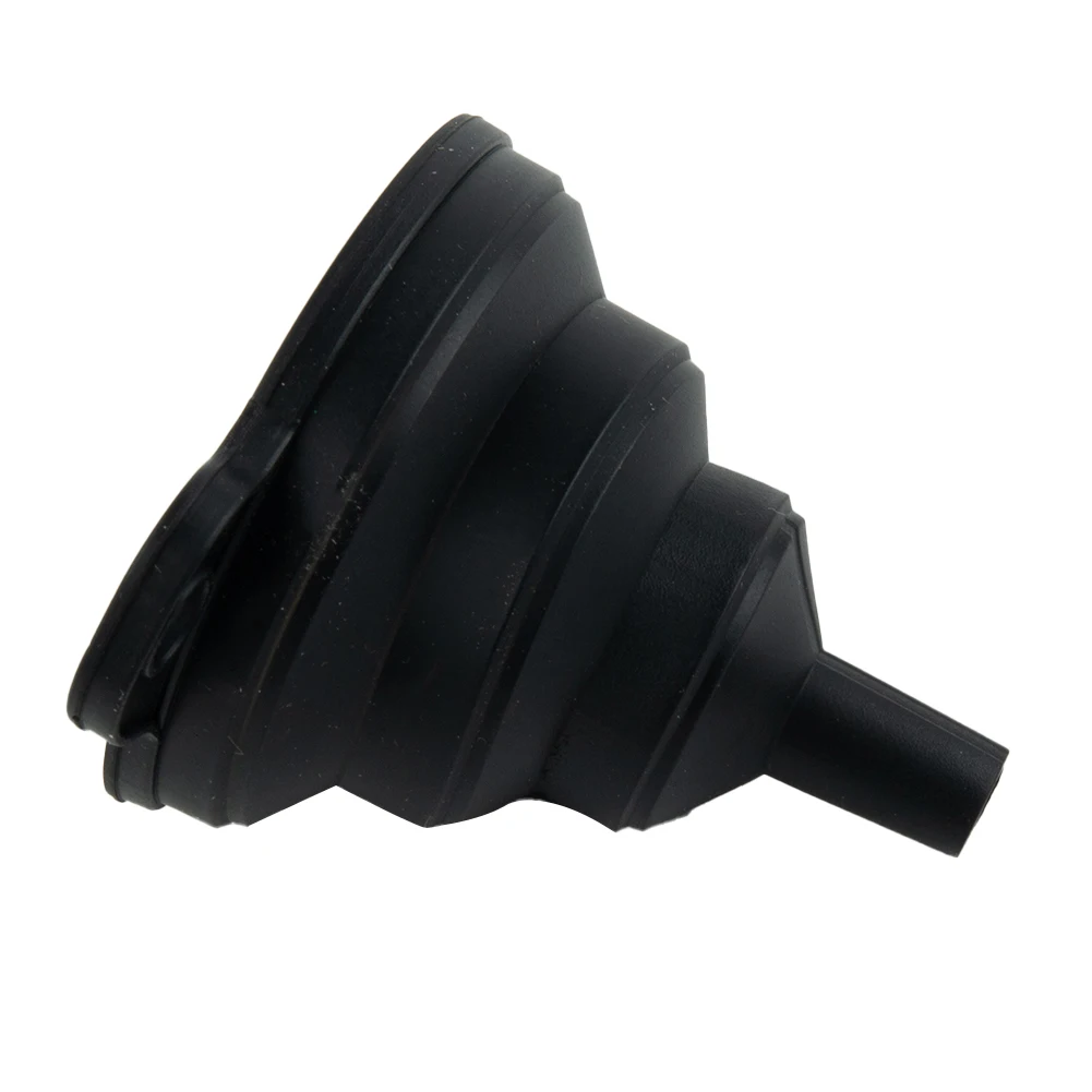 Carro Motor Silicone Funil, Lavadora Líquida, Mudanças Fluidas, Portátil, Preto, Portátil, Óleo do Motor, Gasolina