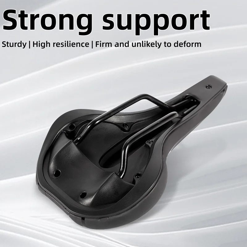 وسادة مقعد مريحة ممتصة للصدمات للدراجة، ملحقات مقعد مجوفة سميكة عالية المرونة للدراجة الجبلية للركوب في الهواء الطلق