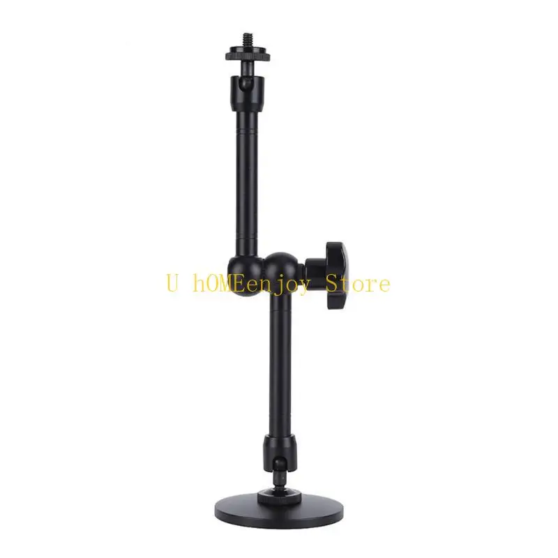 

B0KF Convenient Adjustable Arm Camera Stand for Camping Gear, Lighting Camera Stand for Outdoor Camping Light