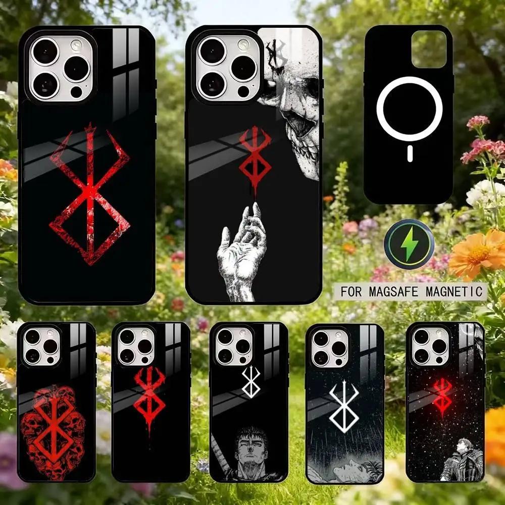 

Berserk Guts icon Phone Case For iPhone17,16,15,14,13,12,11 Plus,Pro Magnetic with Magsafe Wireless Charging