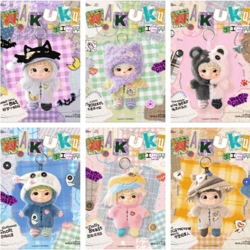 

Wakuku V4 The Handicraft Word of Wakuku Series Blind Box Anime Figure Doll Cute Surprise Bag Mystery Box Vinyl Face Toy Gift New