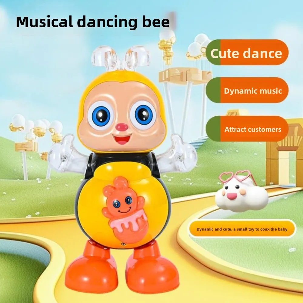 Cartoon With Music Abejita Chiquitita Juguete Led Lights Con Musica Dancing Bee Toy Sensory Toys Juguete Musical For Gifts