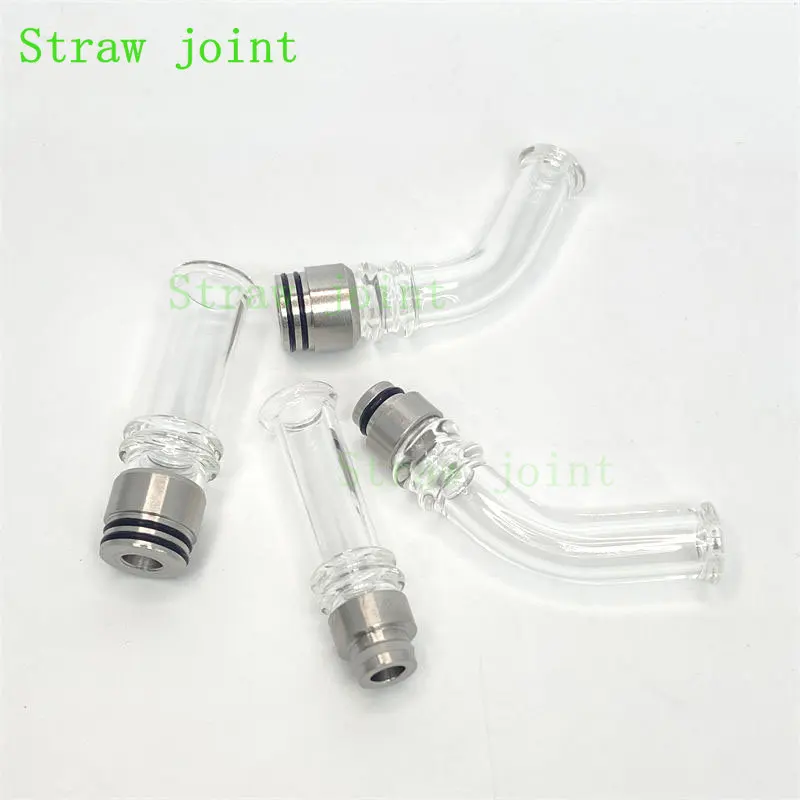 Изогнутый длинный прямой капельный соединитель из нержавеющей стали и стекла 510 810, 1 шт.