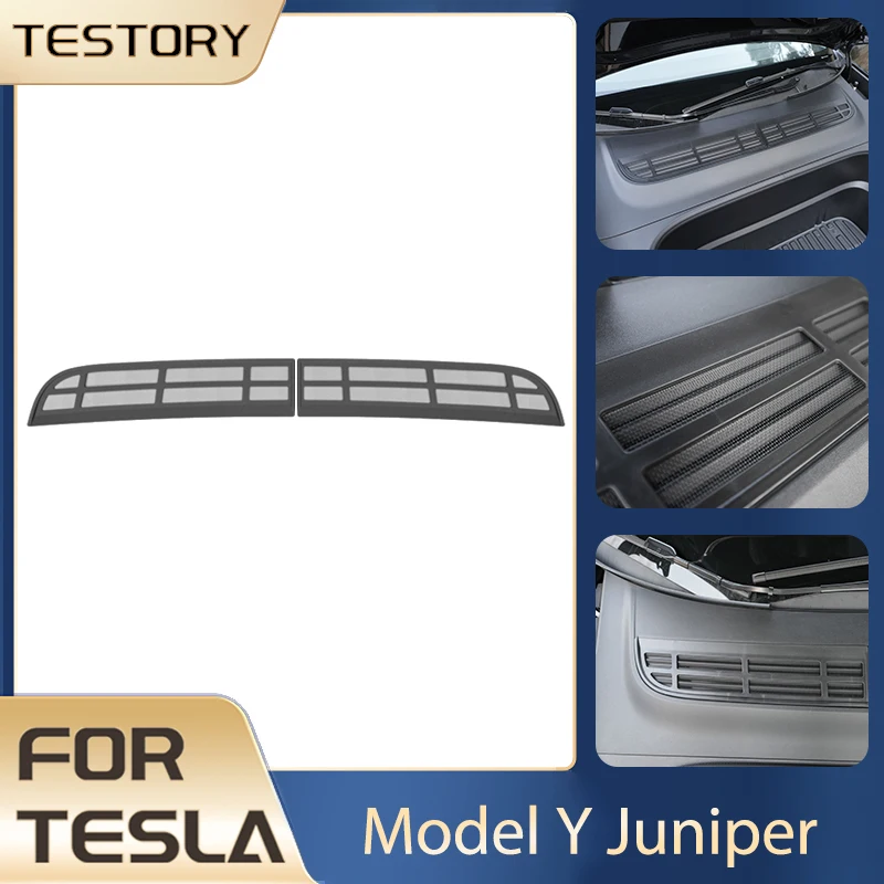 For Tesla Model Y Juniper Accessories Air Inlet Protective Cover Anti-insect Anti-fouling Net for Model Y Juniper 2025 2026