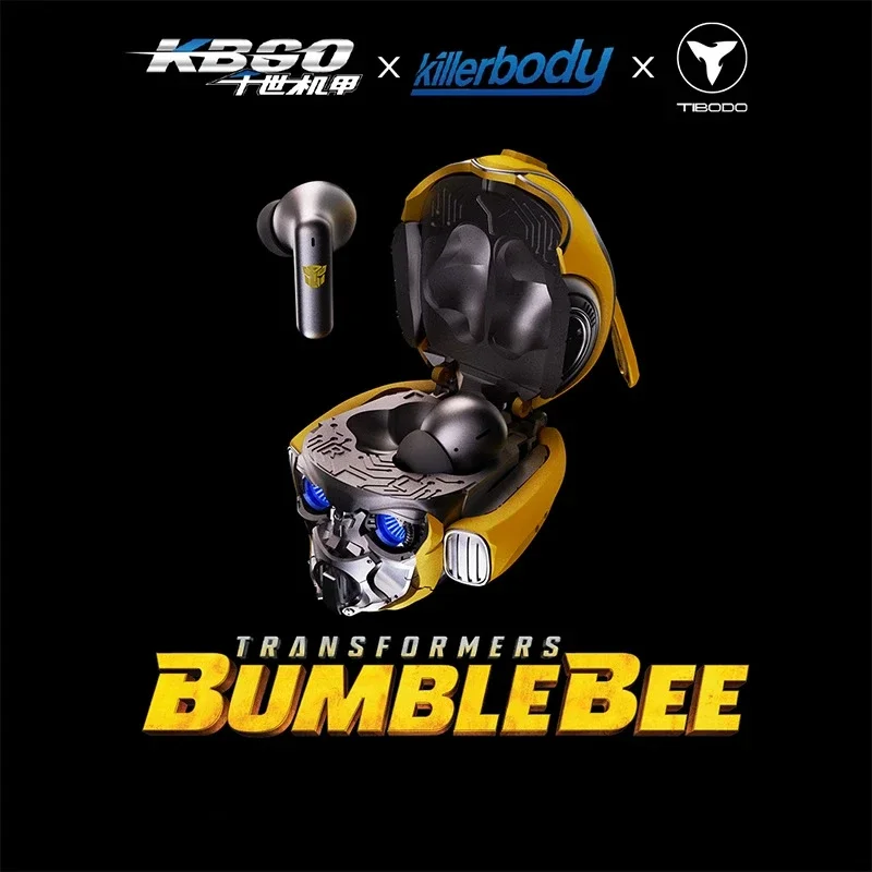 Bluetooth Earphones Bumblebee Joint True Wireless Noise Reduction Earphones Ai Transformers Titanium Full Alloy True TWS