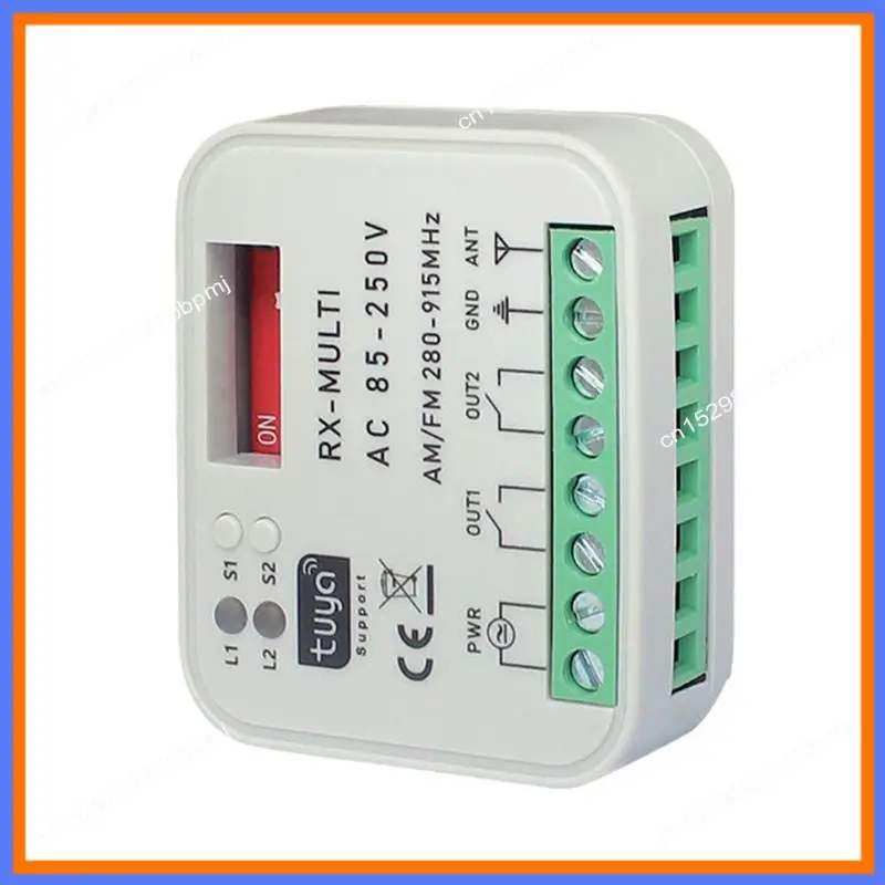 

BAAE Smart Wi-Fi Универсальный многочастотный приемник-переключатель дистанционного управления Tuya гаражные ворота домашняя автоматизация Tuya WIFI