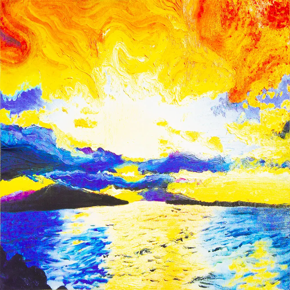 

53 см 100% натуральный шелковый квадратный шарф, элегантный шейный платок, новинка, хиджаб, носовой платок для женщин и мужчин, бандана, подарок для друзей, восход солнца