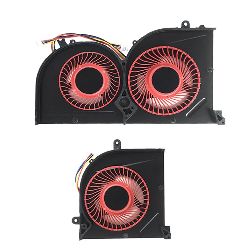 AU32-ventilador de refrigeración de Cpu y Gpu para ordenador portátil MSI GS63VR GS63 GS73 GS73VR MS-17B1 Stealth Pro CPU BS5005HS-U2F1 ventilador de refrigeración GPU
