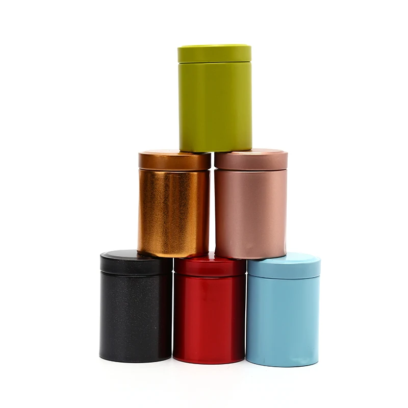 Aluminum Storage Coffee Cans Tea Leaves Container Portable Organizer