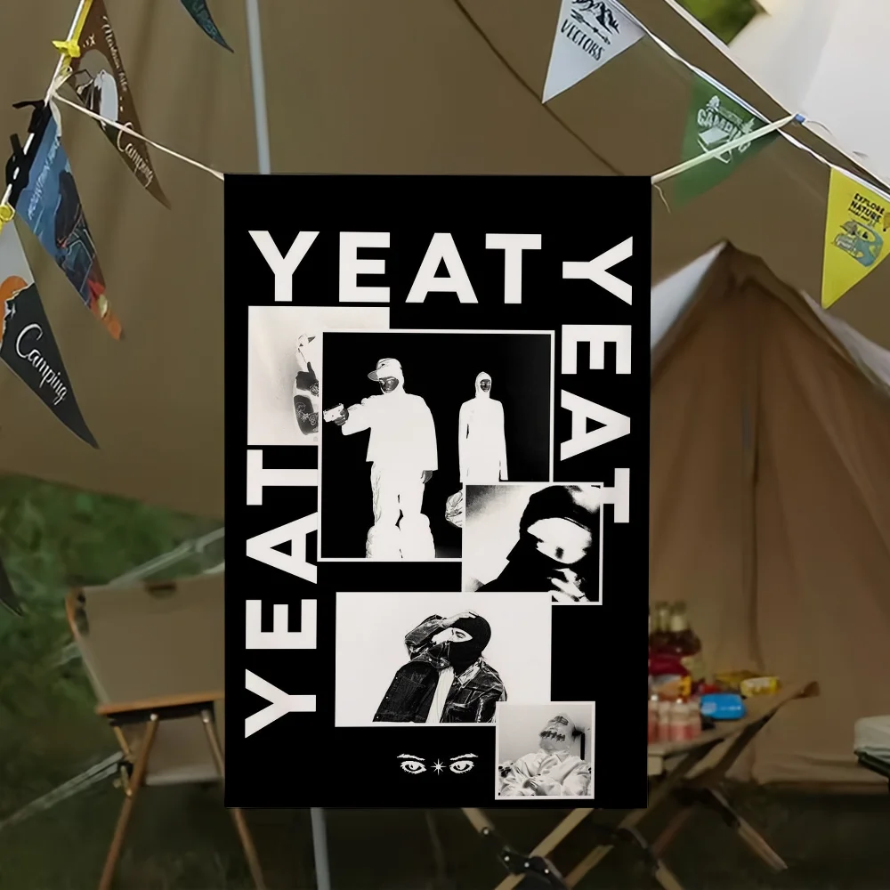 مغني الراب Yeat Lyfestyle العلم HiP نسيج الجدار الشنق الفن الحديث المنزل التخييم في الهواء الطلق الديكور