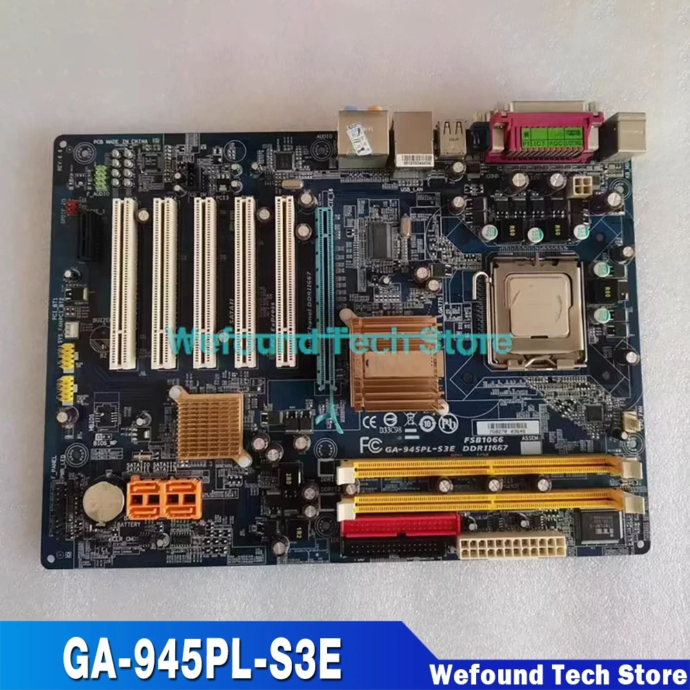 High Quality - Fast Shipping 945PL-S3E 5 PCI ASM Welding Machine Motherboard GA-945PL-S3E