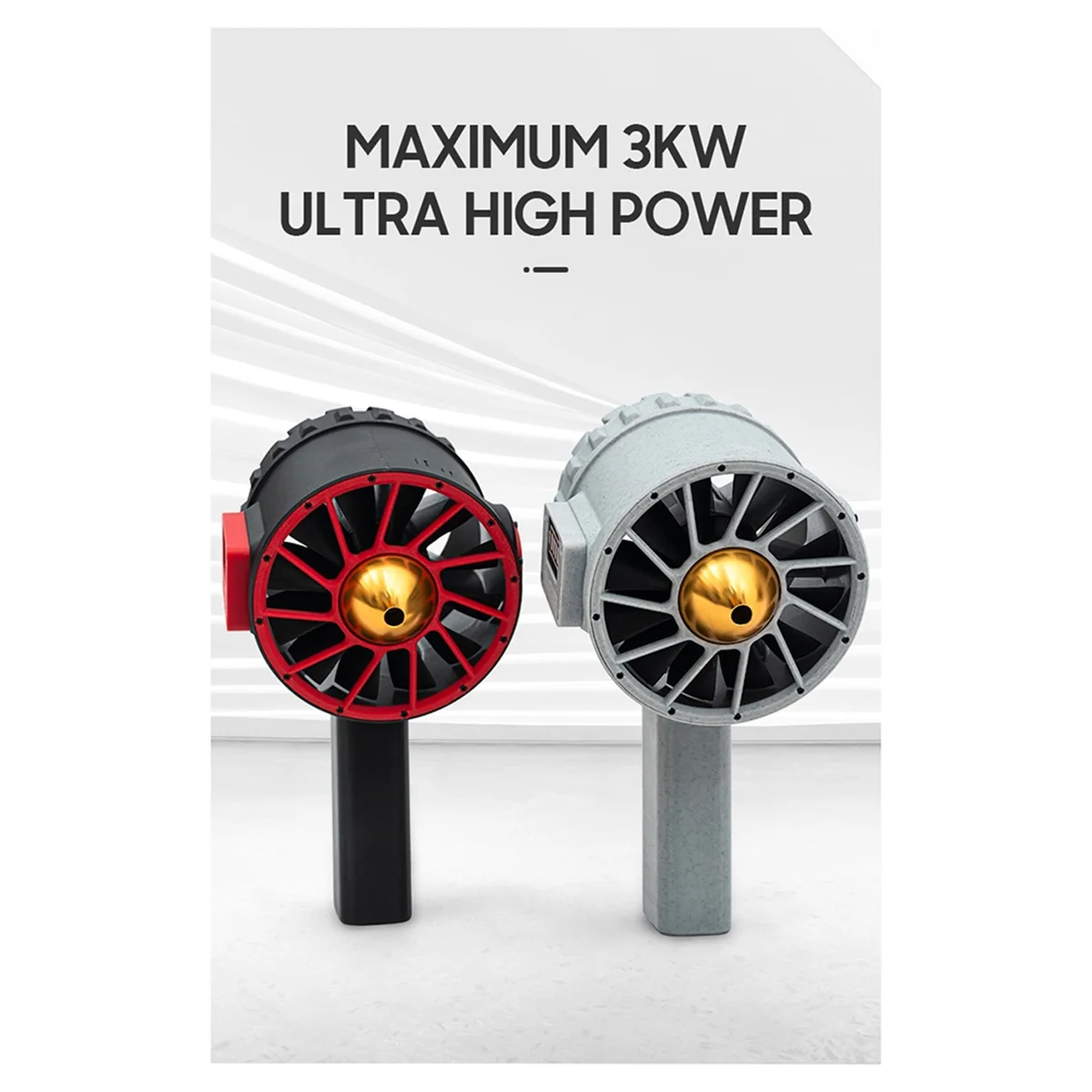 

X90 Mini Powerful Blower Turbo Jet Fan, High Speed Duct Turbo Violent Jet Fan, 3000W High-Performance Brushless Motor-A