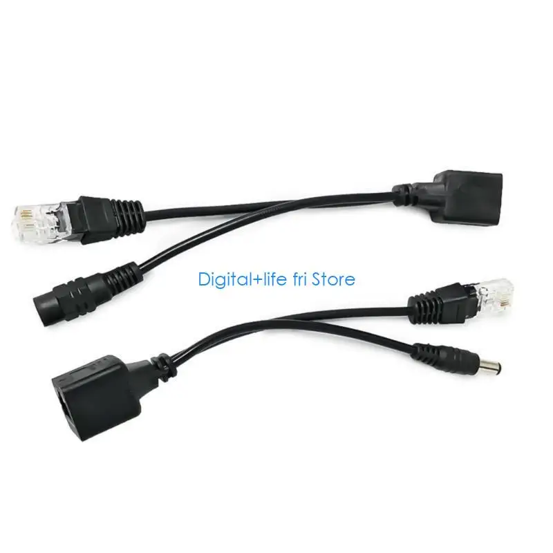 E06D Ethernet PoE Injector and Splitter Set For Short Distance Power Delivery