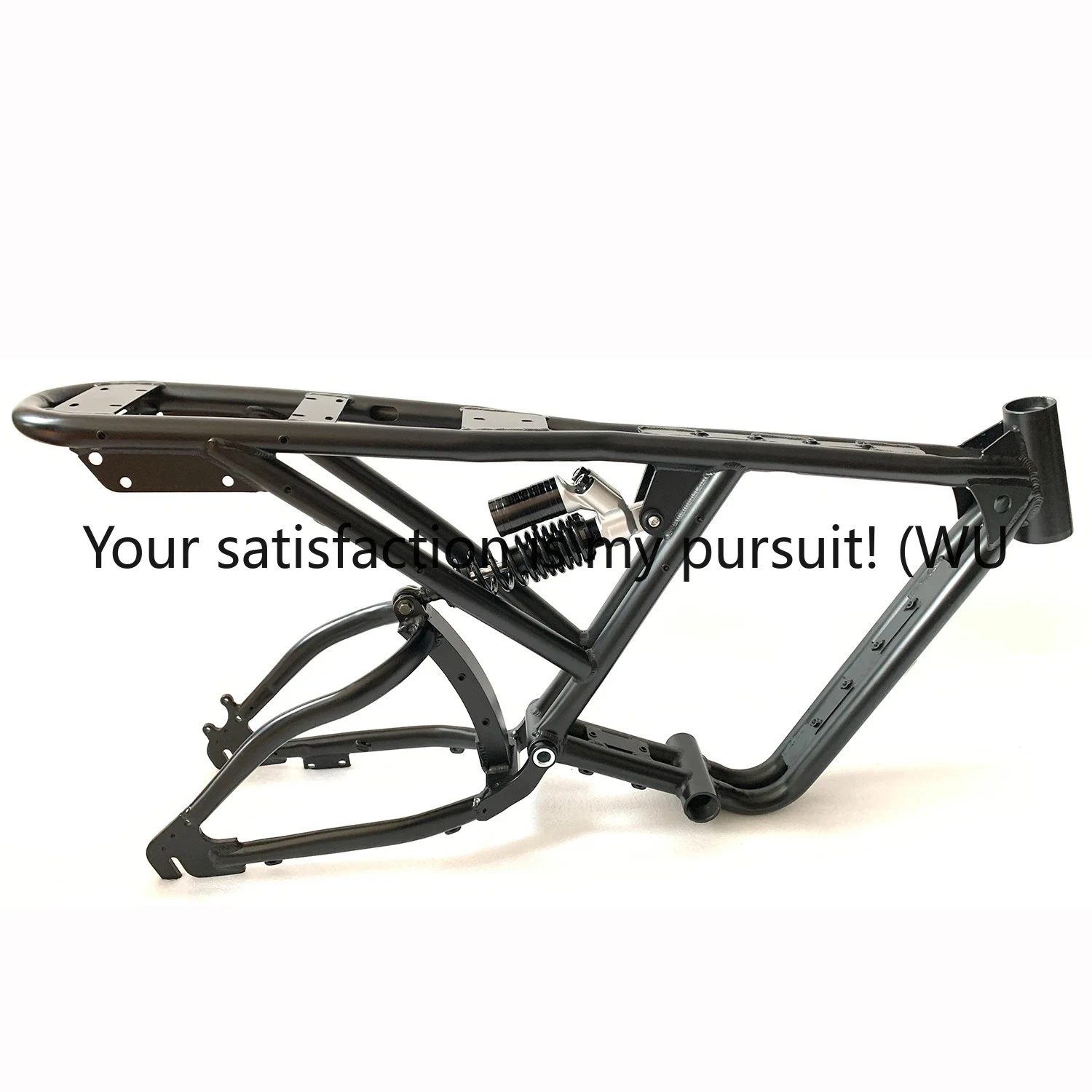

20inch DIY Frame retro electric two wheel snow fat tire bike frame aluminum alloy lightweight internal alignment soft tail frame