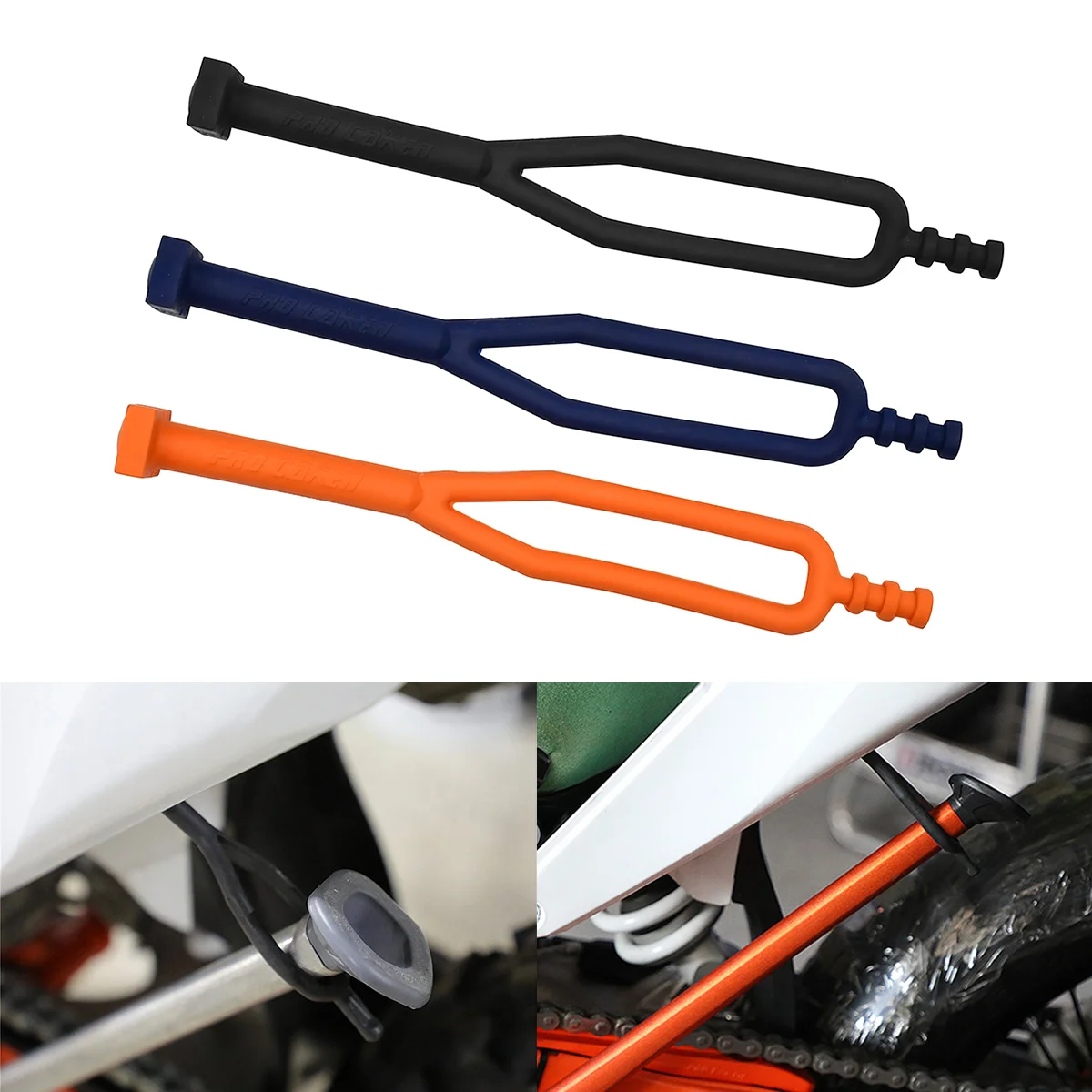 For Husqvarna  FE  TE  FX  TX125 250 300 350 400 500 2017-2022 Dirt Pit Bike Motorcycle Rubber Kickstand Side Stand Strap