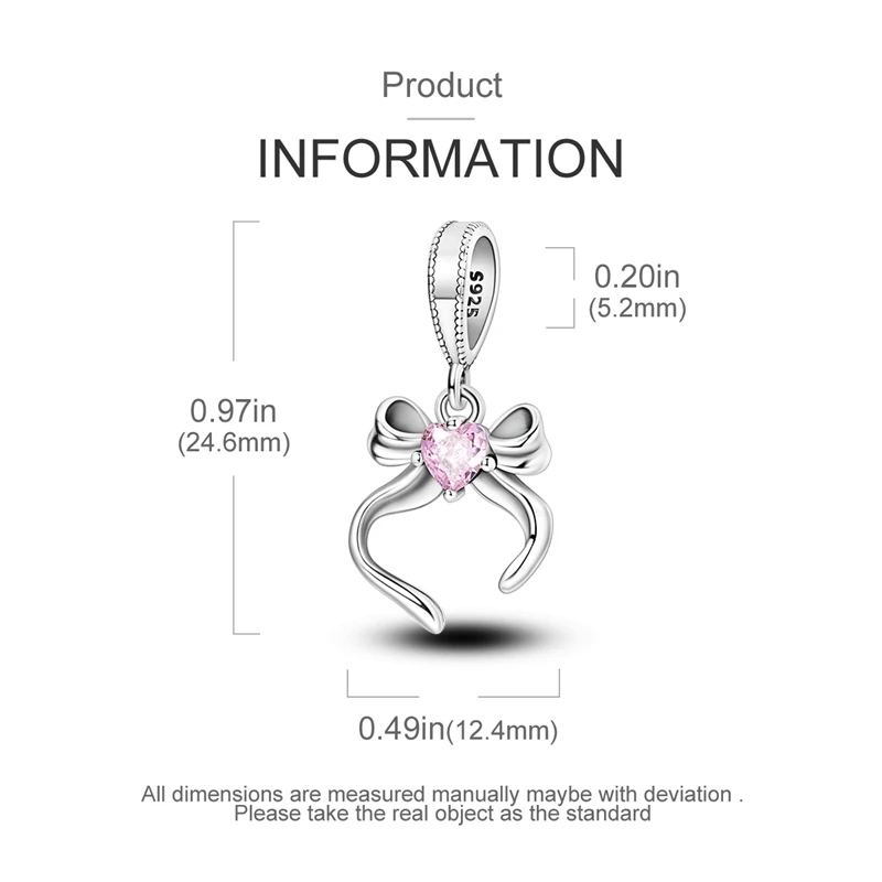 925 Sterling Silber Rosa Serie Charms Fliege Mädchen Kuchen Prinzessin Perlen Anhänger Fit Original Armband DIY Schmuck Geschenk Für Frau – Detail 27