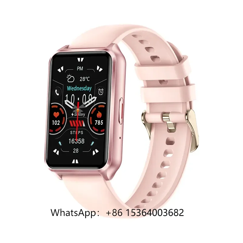

1.57 Inch Women Smart Watches H37 Fitness Tracker BT CallHeartrate Blood Pressure Monitor Message Reminder Bracelet