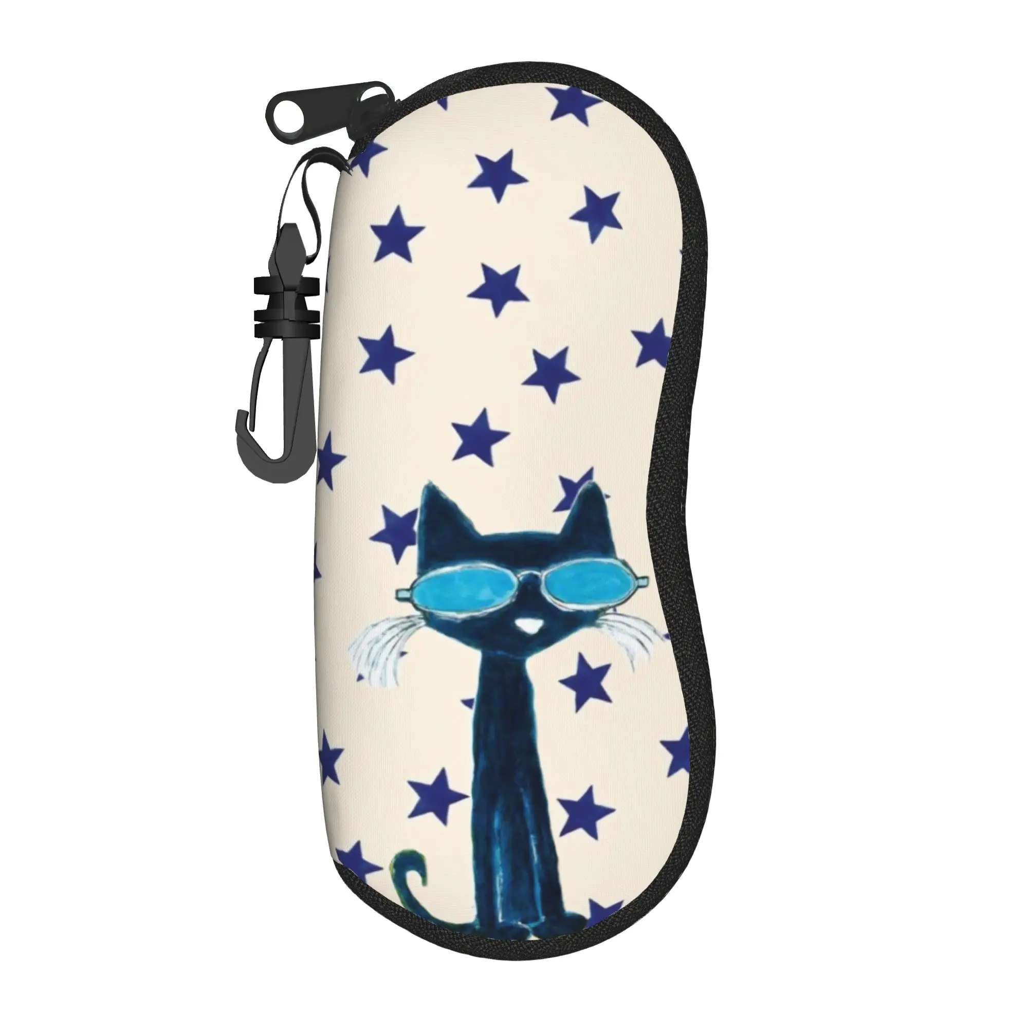 Petes Cats Cartoon Glasses Case Unisex Anti-Fall Box  Glasses Storage Box Anti-Pressure Eyewear Container