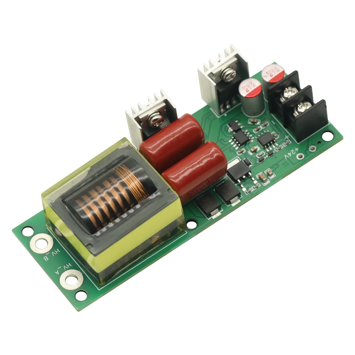 DC-AC 12V-24V To 820V-2000V 1KV 2KV High Voltage High Frequency Boost Power Supply Module Electronic Inverter Doubler Drive