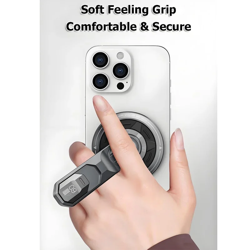 

Магнитный держатель для телефона, вращающаяся на 360 градусов ручка для телефона с Clickfor Iphone 17 16 15, портативный сильный магнит для подставки для колец Magsafe