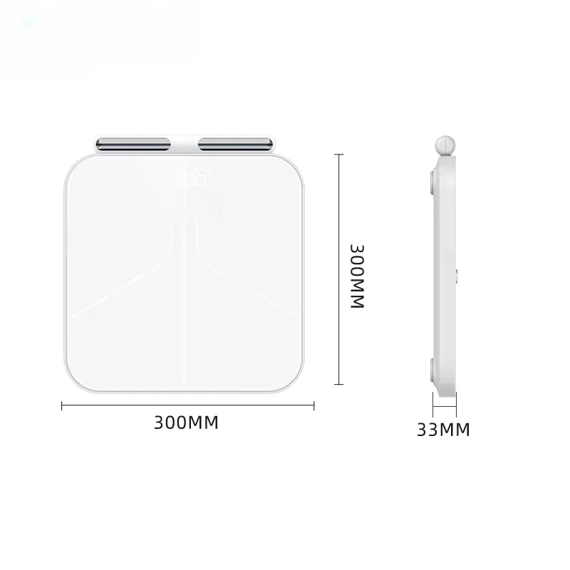 

Electronic balance bathroom scale