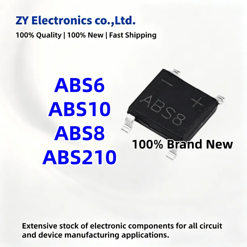 50PCS/LOT New ABS6 ABS8 ABS10 ABS210 Bridge Rectifier SMD SOP-4 Good Quality
