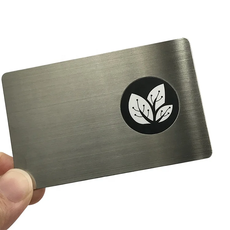 Customized query Custom Die Cut Luxury Brushed Gold Sliver Black Metal Credit Card Stainless Steel Metal Business Cards for Lase