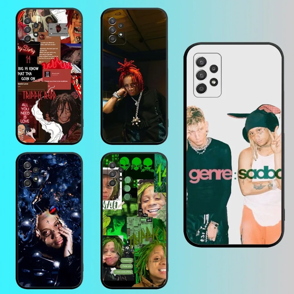 Rapper T-Trippie Redd Phone Case For Samsung S 25,24,21,22,23,30,20,Ultra,Plus,Fe,Lite,Note,10,9,5G Black Soft