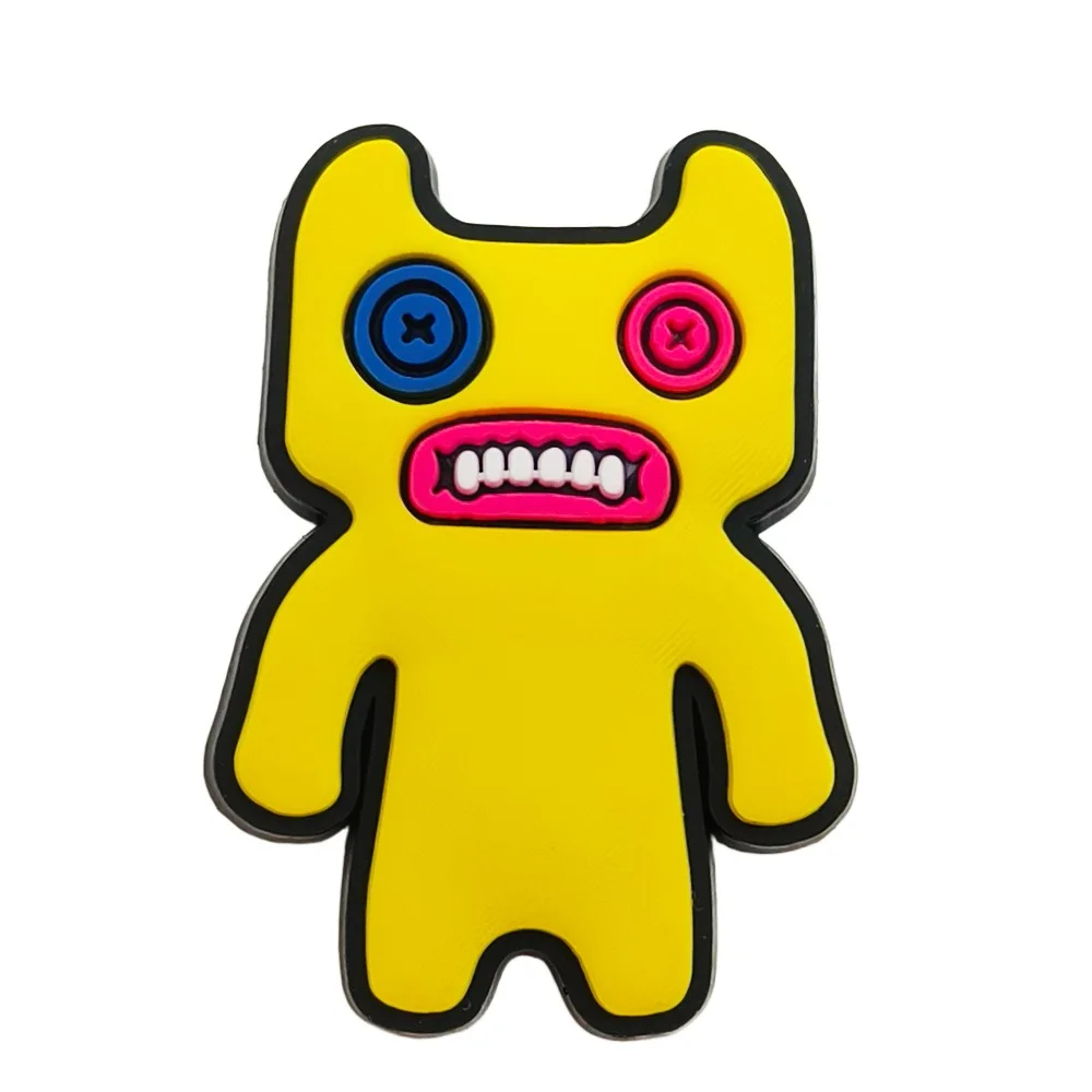 12/50 Stück Fuggler Monster Schuh Charms Cartoon Zähne Monster Schuhe Dekoration Zubehör Schnalle DIY Clogs Sandale Armband – Detail 15