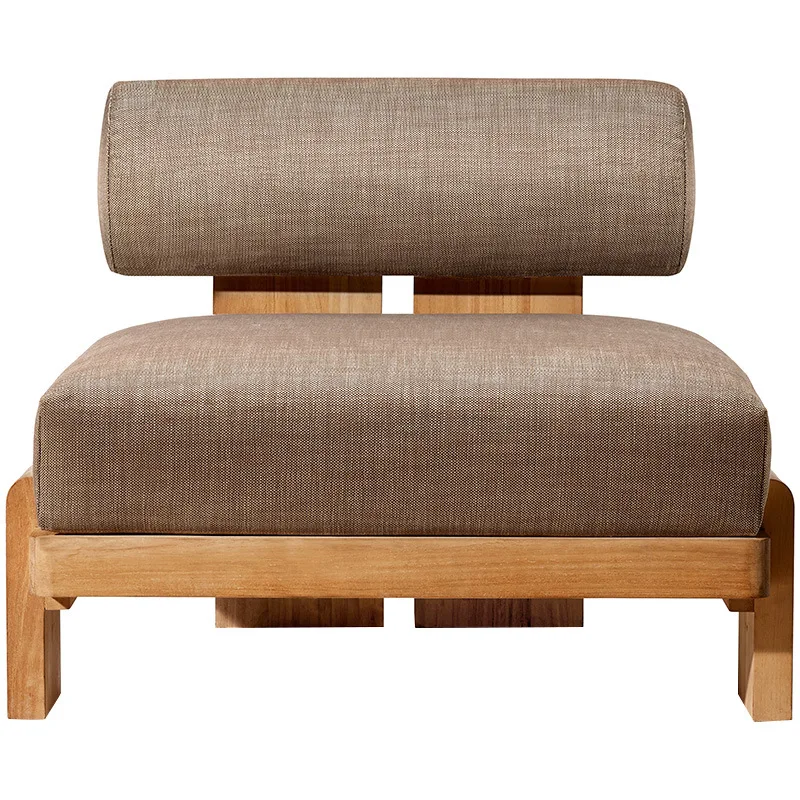 

Customizable Outdoor Solid Wood Sofa Courtyard Villa Garden